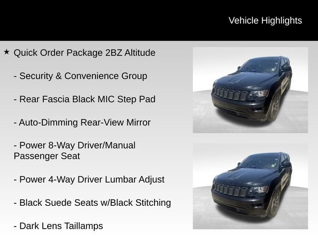 2020 Jeep Grand Cherokee Altitude 4x2