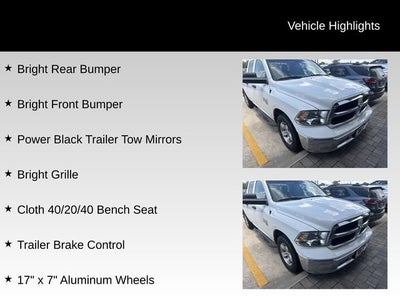 2019 RAM 1500 Classic Tradesman Quad Cab 4x2 6'4" Box