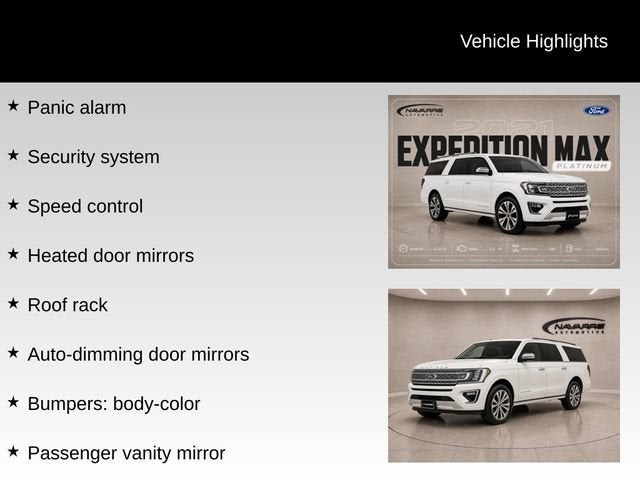 2021 Ford Expedition Platinum MAX