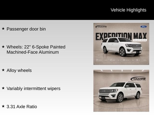 2021 Ford Expedition Platinum MAX