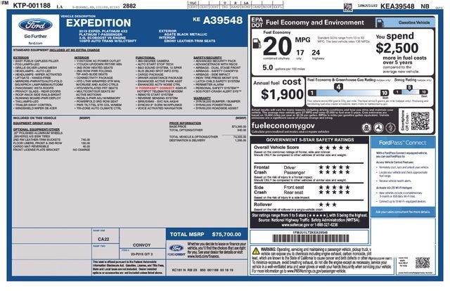 2019 Ford Expedition Platinum