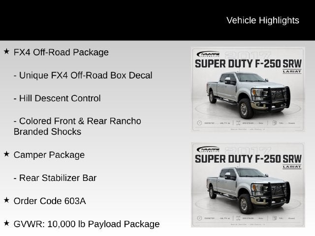 2017 Ford Super Duty F-250 SRW Lariat