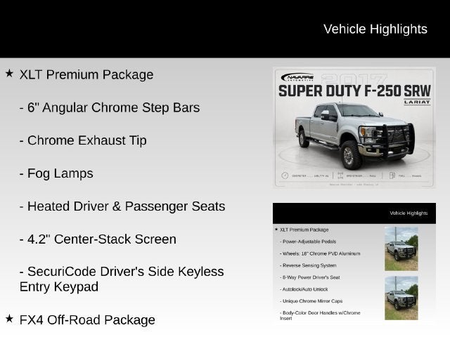 2017 Ford Super Duty F-250 SRW Lariat