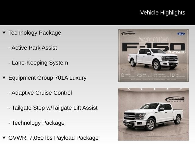 2019 Ford F-150 Platinum
