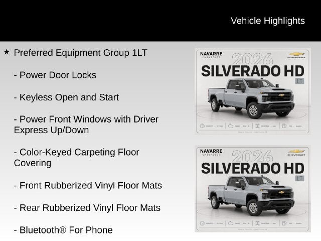2026 Chevrolet Silverado 2500 HD LT