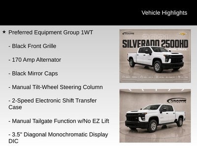 2021 Chevrolet Silverado 2500 HD Work Truck