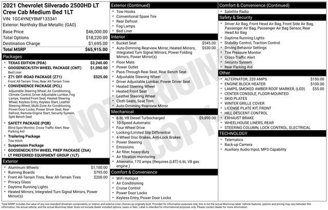 2021 Chevrolet Silverado 2500 HD LT