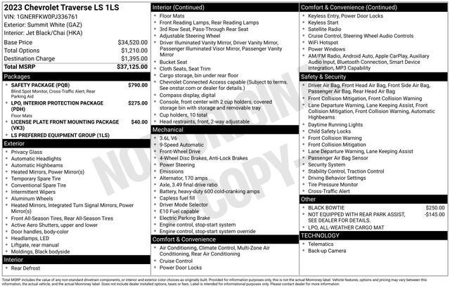 2023 Chevrolet Traverse LS