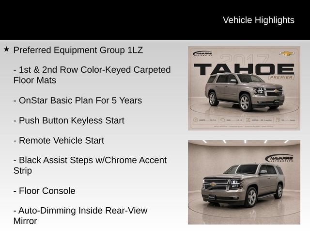 2017 Chevrolet Tahoe Premier