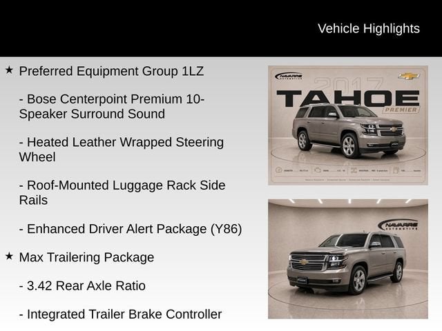 2017 Chevrolet Tahoe Premier
