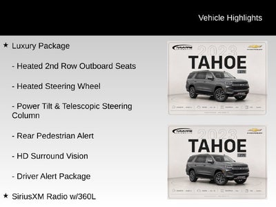 2023 Chevrolet Tahoe Z71