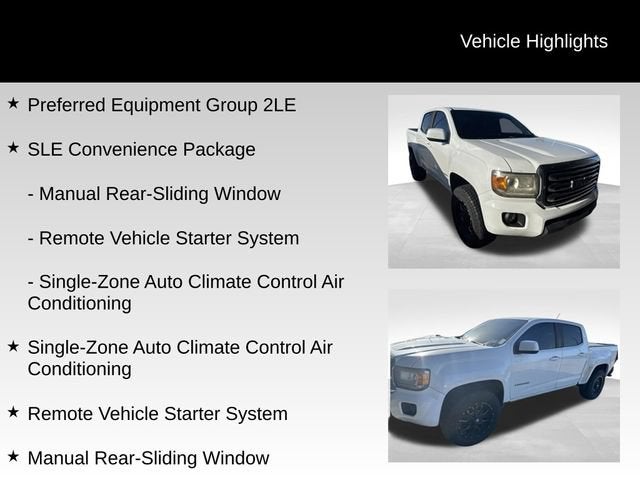 2017 GMC Canyon 2WD SLE