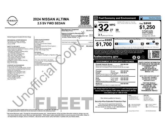 2024 Nissan Altima SV FWD