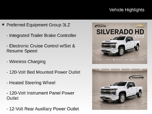 2022 Chevrolet Silverado 2500 HD High Country
