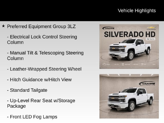 2022 Chevrolet Silverado 2500 HD High Country