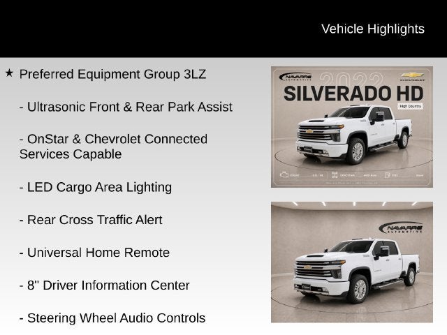 2022 Chevrolet Silverado 2500 HD High Country
