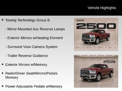 2022 RAM 2500 Laramie Crew Cab 4x4 6'4" Box