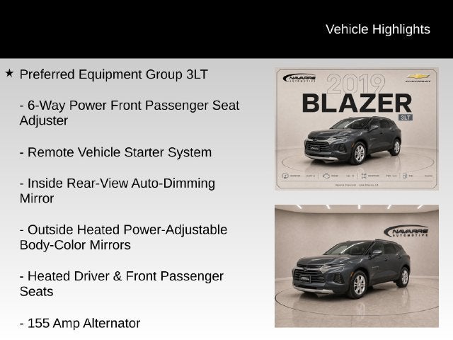2019 Chevrolet Blazer 4DR FWD LT