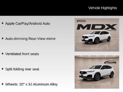 2025 Acura MDX A-SPEC