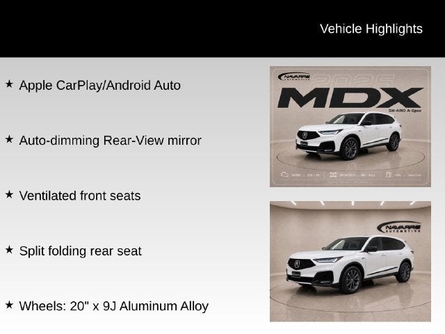 2025 Acura MDX A-SPEC