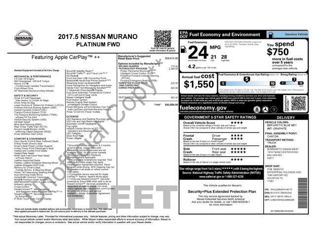 2017 Nissan Murano Platinum
