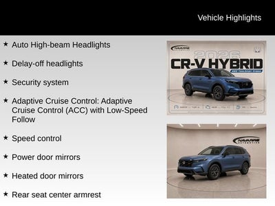 2026 Honda CR-V Hybrid AWD TrailSport