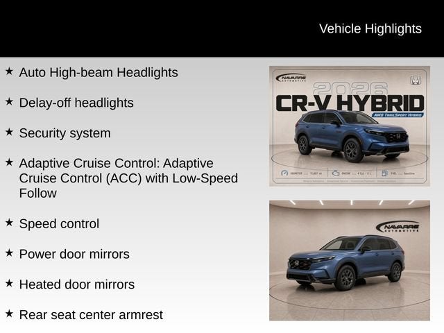 2026 Honda CR-V Hybrid AWD TrailSport
