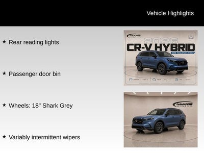 2026 Honda CR-V Hybrid AWD TrailSport