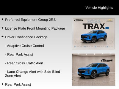 2026 Chevrolet Trax 2RS