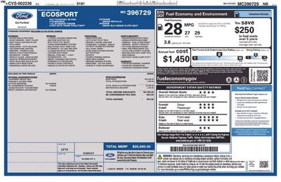 2021 Ford EcoSport SE
