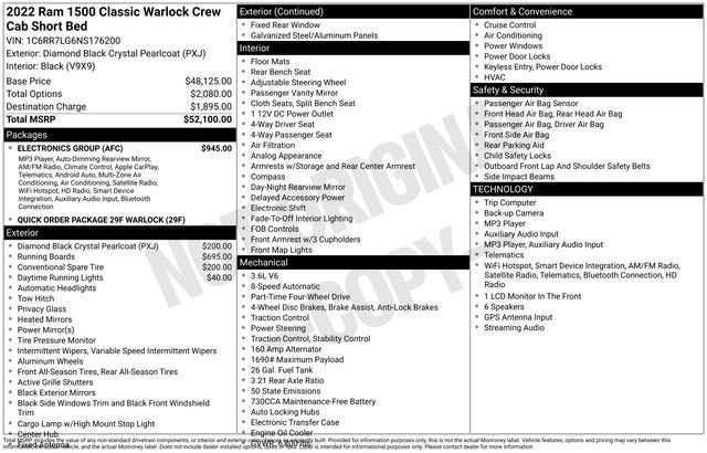2022 RAM 1500 Classic Warlock