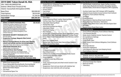 2019 GMC Yukon XL Denali