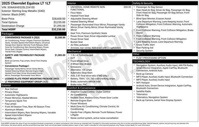 2025 Chevrolet Equinox LT