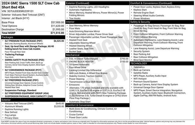 2024 GMC Sierra 1500 SLT