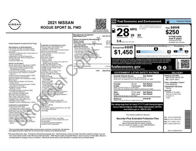 2021 Nissan Rogue Sport SL