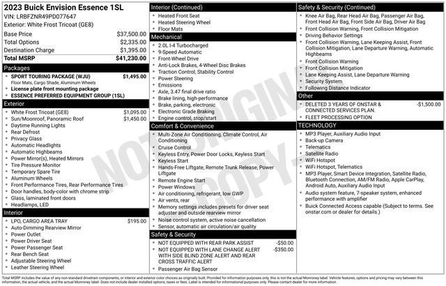 2023 Buick Envision Essence