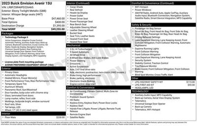 2023 Buick Envision Avenir