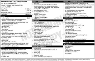 2023 Mazda Mazda CX-9 Carbon Edition