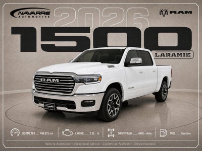 2026 RAM 1500 Laramie Crew Cab 4x4 5'7' Box