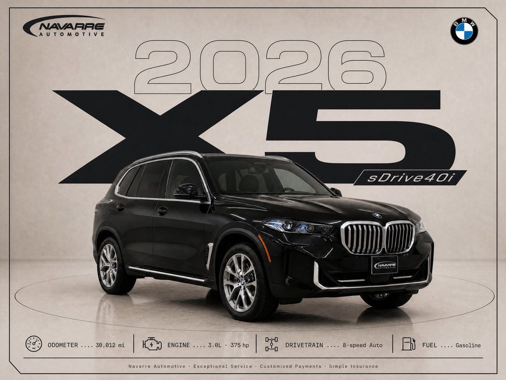 2026 BMW X5 sDrive40i