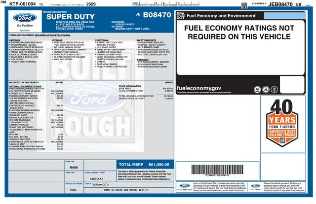 2018 Ford F-450SD XL DRW