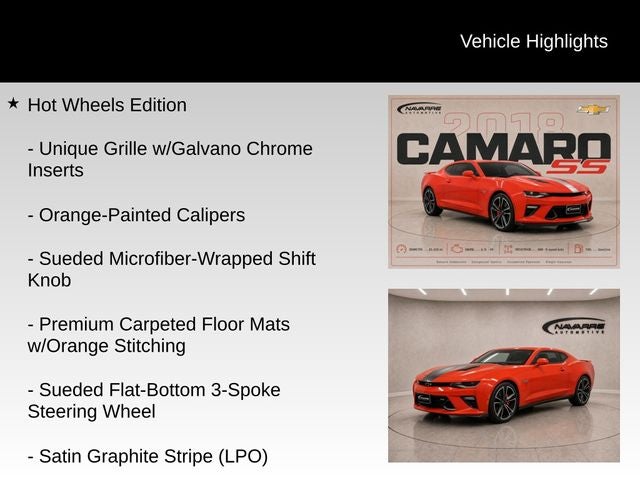 2018 Chevrolet Camaro SS 2SS