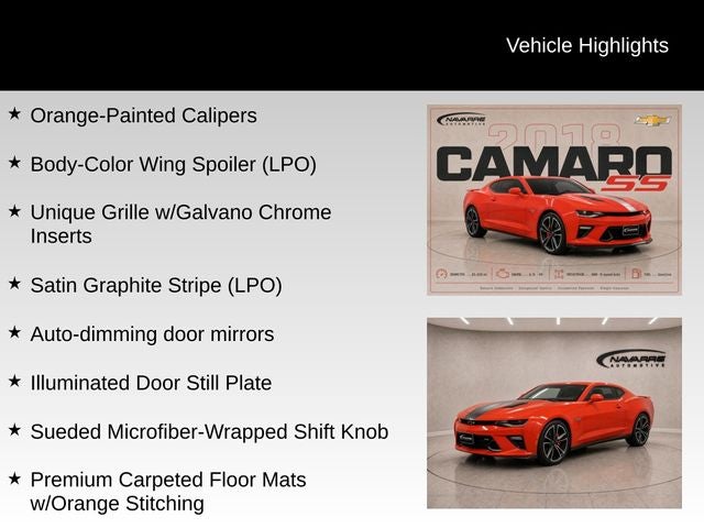 2018 Chevrolet Camaro SS 2SS