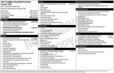 2021 Cadillac Escalade Premium Luxury