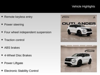 2023 Mitsubishi Outlander SE