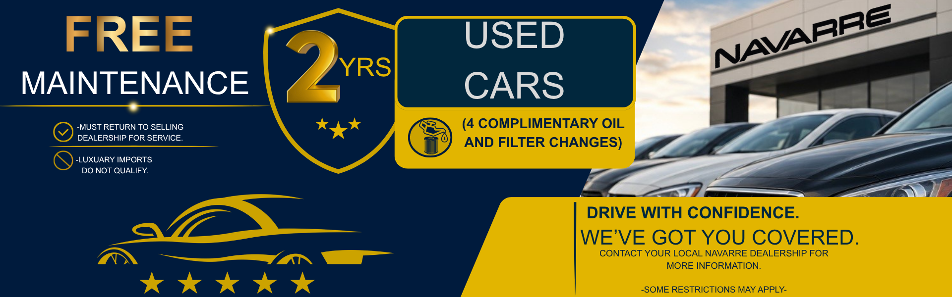 Free Maintenance on Used Car
